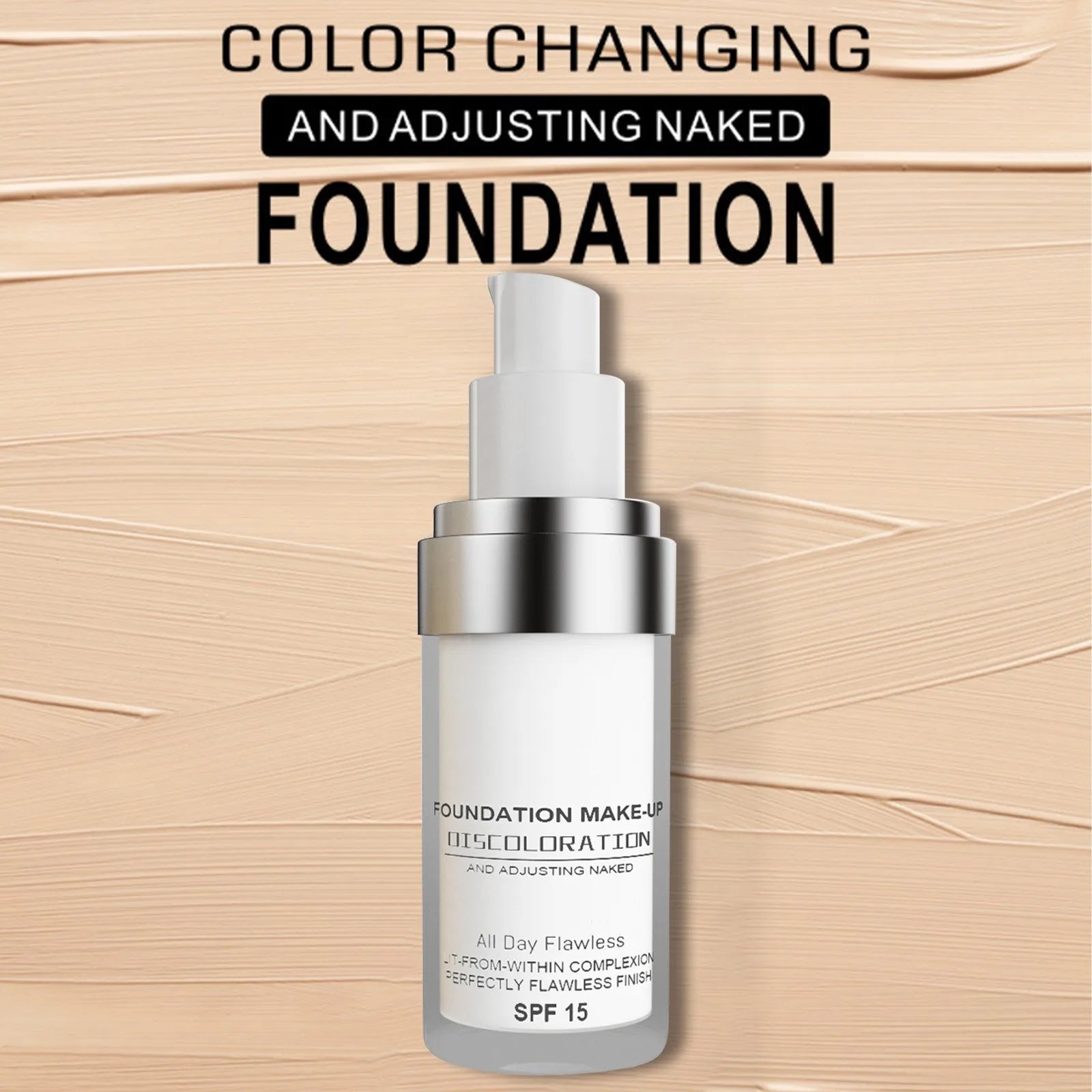 Foundation for alle hudtyper | Fargetilpasning og full dekning | Lett formel | ToneFuse