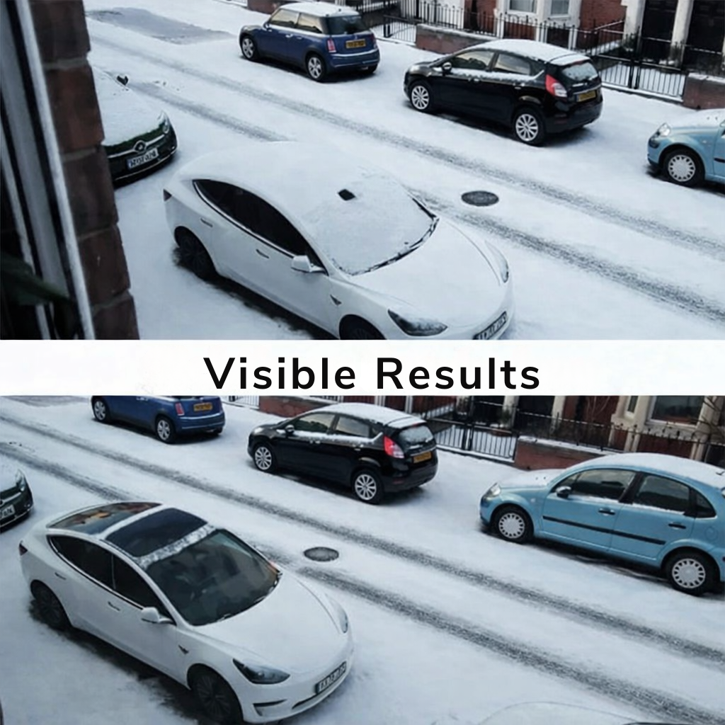 Frostschutz Auto | Solar Enteisungsgerät | Kratzfrei automatisch | FrostGuard