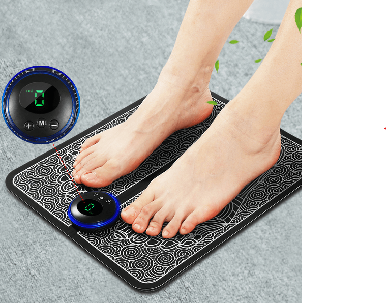Covoraș de masaj pentru picioare | Aparat EMS pentru masajul picioarelor | cu telecomandă | RelaxFeet
