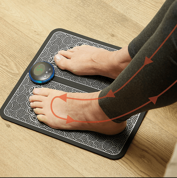 Covoraș de masaj pentru picioare | Aparat EMS pentru masajul picioarelor | cu telecomandă | RelaxFeet