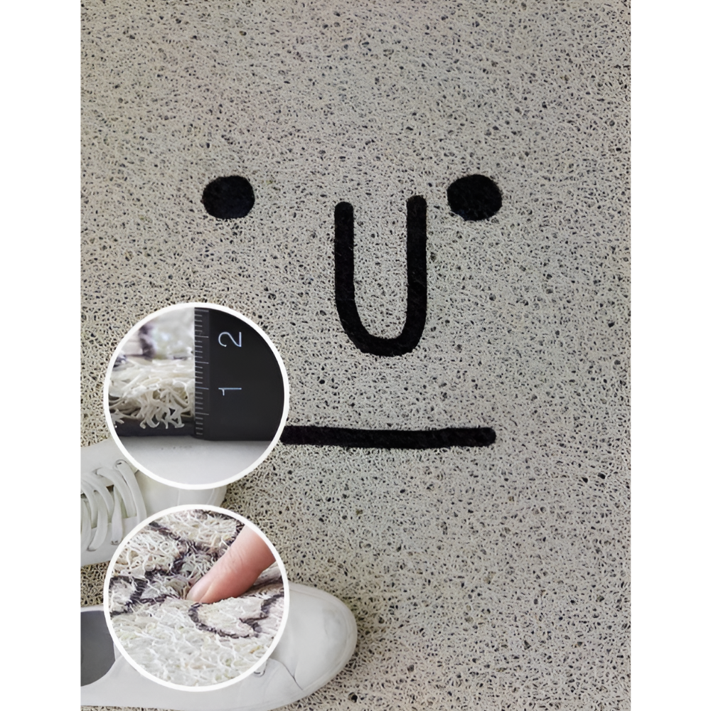 Fußmatte | Rutschfest für sicheren Halt | Nimmt Schmutz und Feuchtigkeit auf | Entrivo