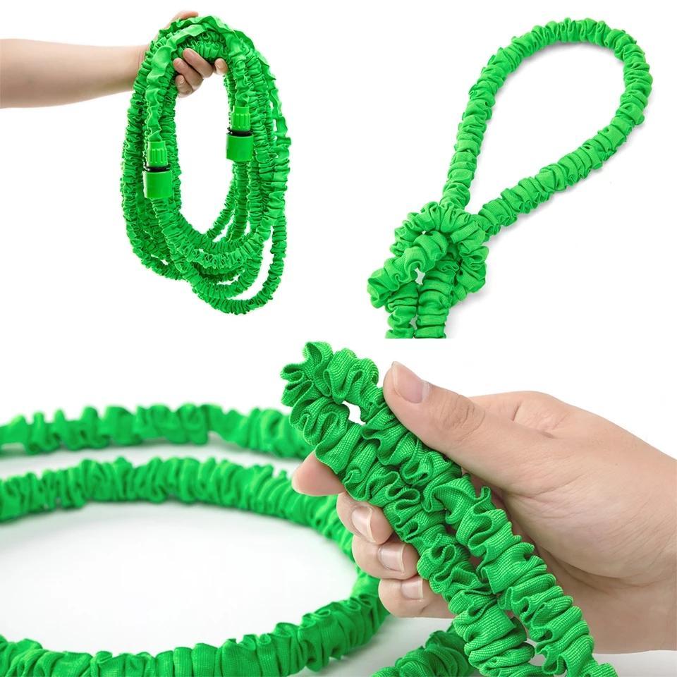 Manguera de jardín | Manguera flexible extensible | 7 funciones de pulverización | Snapflow
