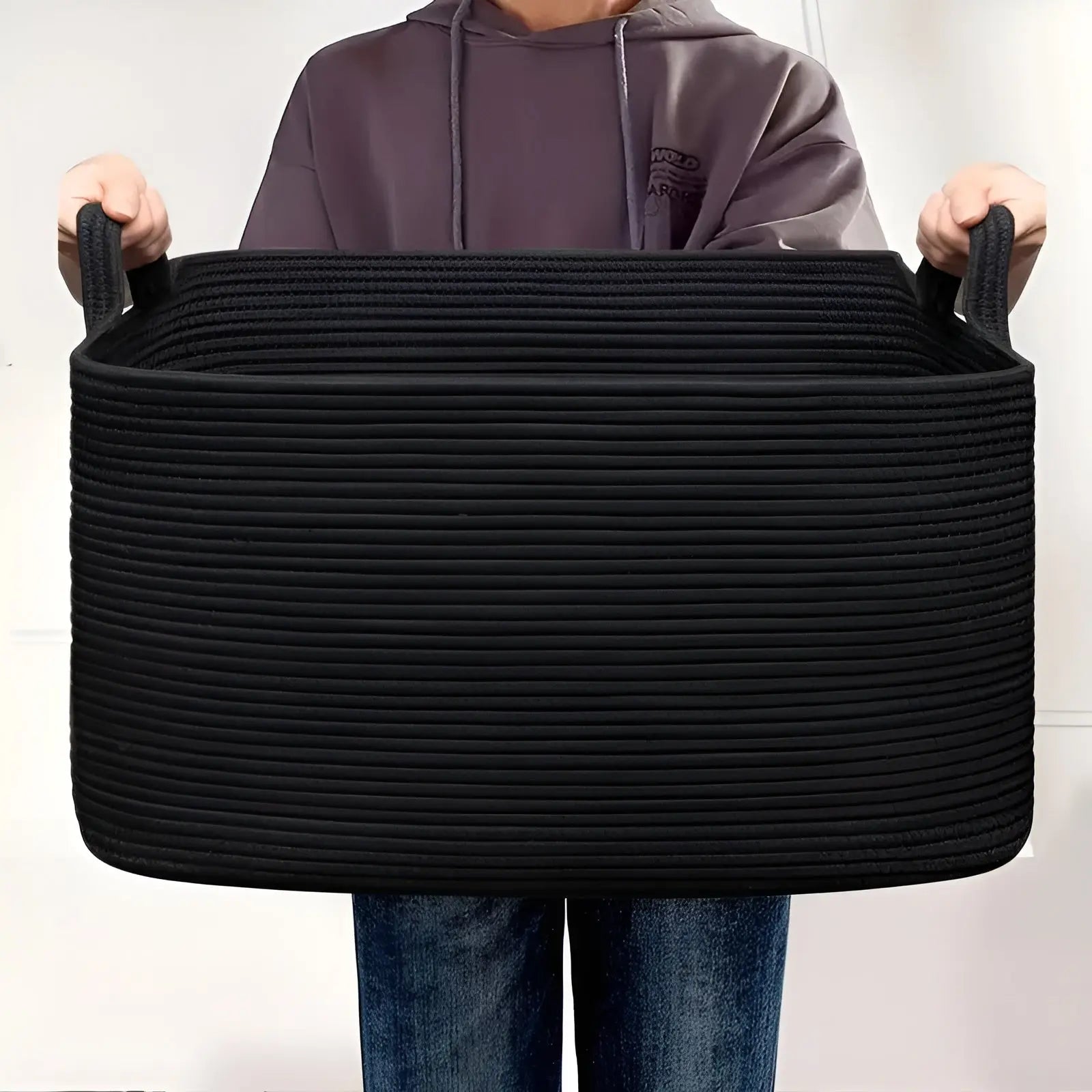 Geflochtener Korb | Geflochtenes Design | Tragegriffe | WohnHafen