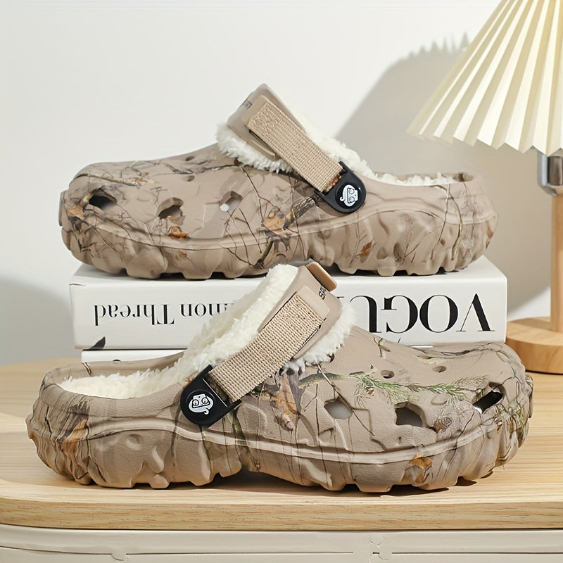 Sabots doublés | chaussons d’hiver chauds | antidérapants et légers | CozyClog