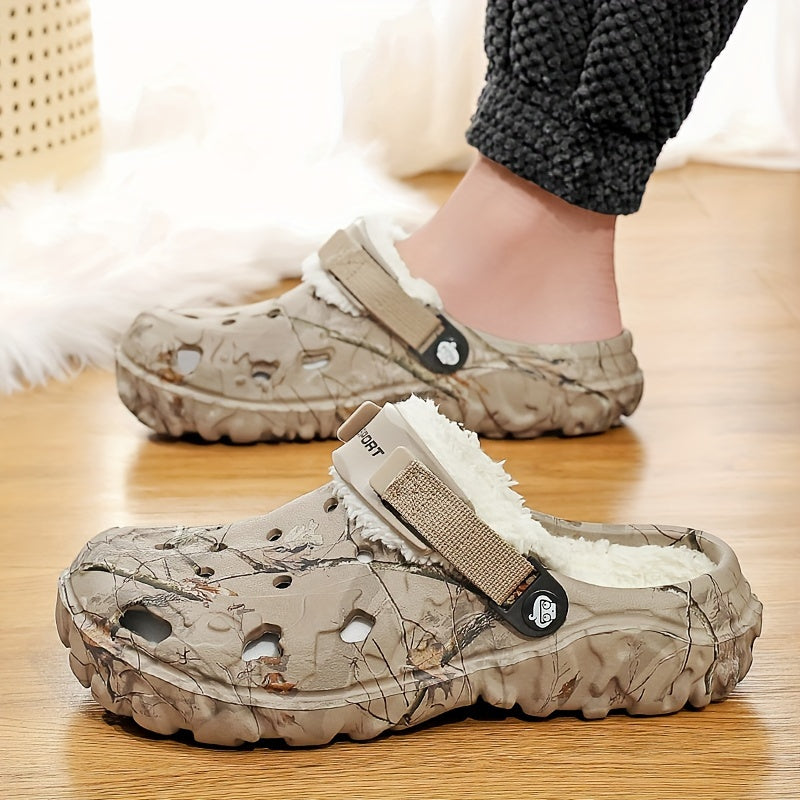 Sabots doublés | chaussons d’hiver chauds | antidérapants et légers | CozyClog