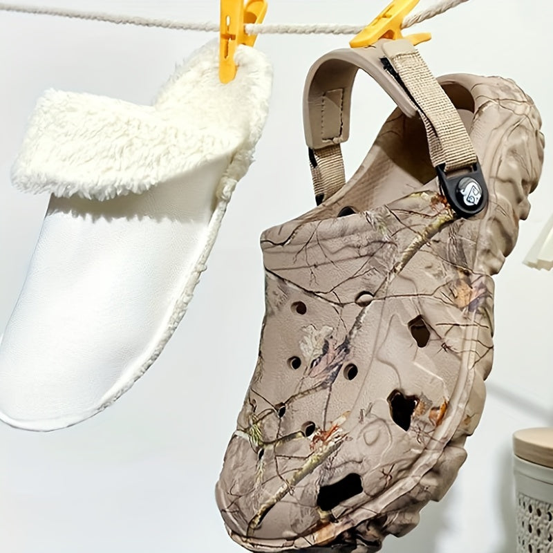 Sabots doublés | chaussons d’hiver chauds | antidérapants et légers | CozyClog