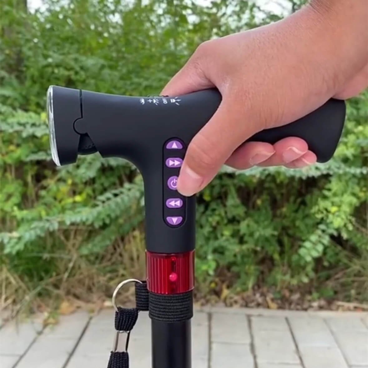 Gehstock | Sturzalarm | Höhenverstellbar | SmartCane