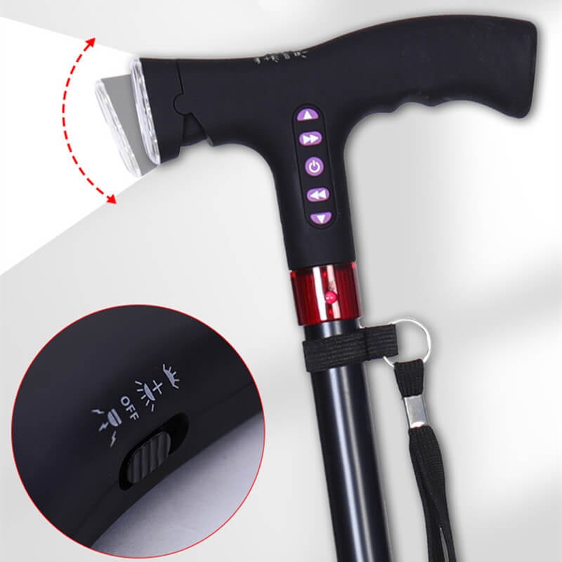 Gehstock | Sturzalarm | Höhenverstellbar | SmartCane