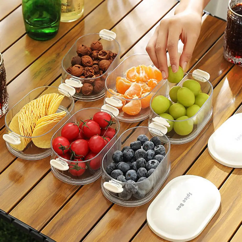 Gewürzboxen | Mehr Ordnung in Sekunden | Stapelbar, luftdicht, transparent | SpiceNest