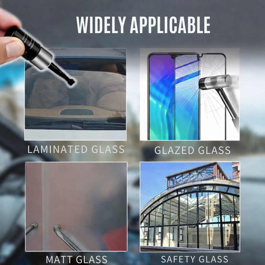 Glasreparatur | Windschutzscheiben Reparaturkit | Nahezu unsichtbar versiegeln | GlassGuard