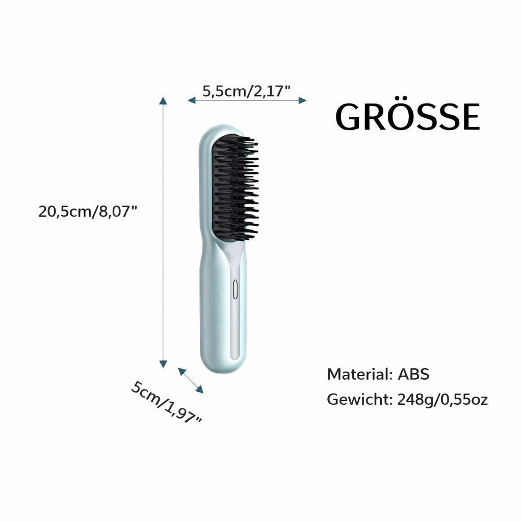 Glätteisen | Kabellose Glättbürste | Schnelles Styling & Glänzendes Haar | IonFlex Styler