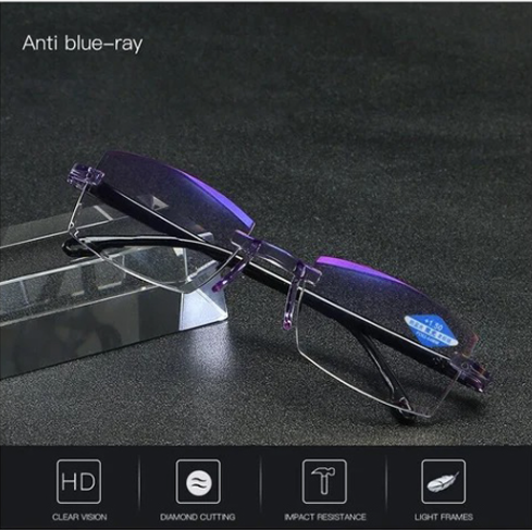 Gleitsichtbrille | Scharfe Sicht in der Nähe und in der Ferne | Randlos und ultraleicht | VisionClear
