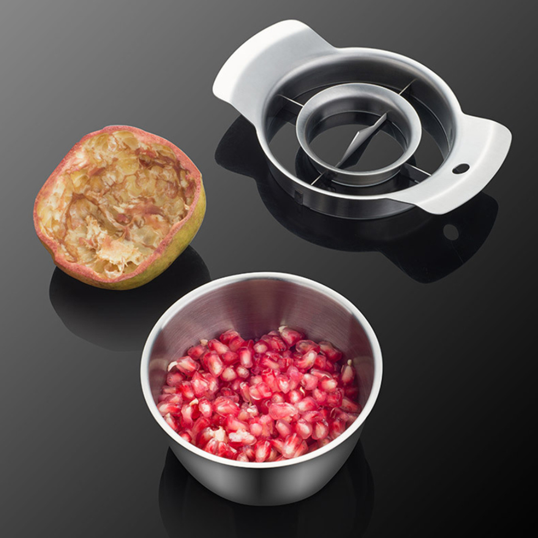 Granatapfel | Entkerner Set | Sauber ohne Kleckern | PulpEase