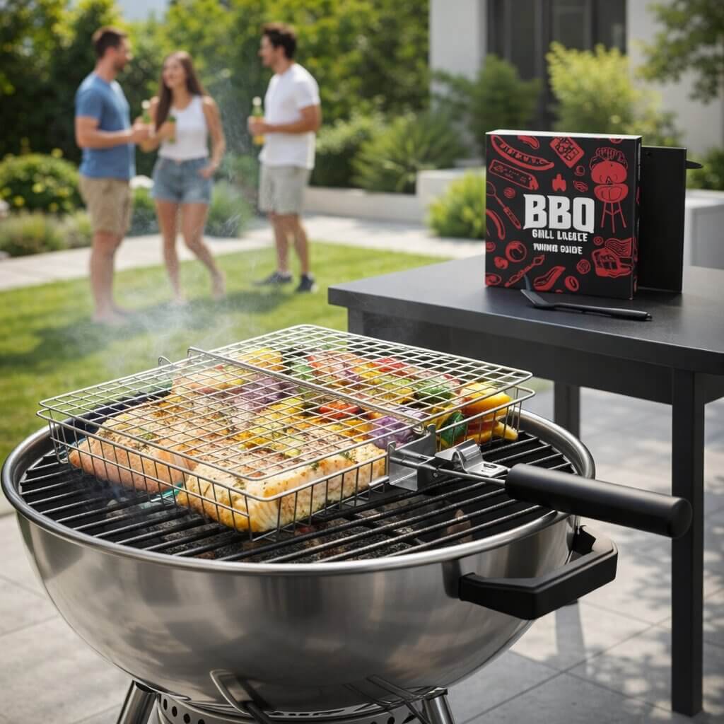 Grillkorb | Edelstahl | Gleichmäßige Wärmeverteilung | BBQWend