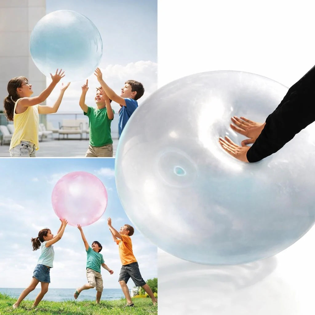 Gummiball | Aufblasbarer Ball für Kinder | Reißfest | Bouncio