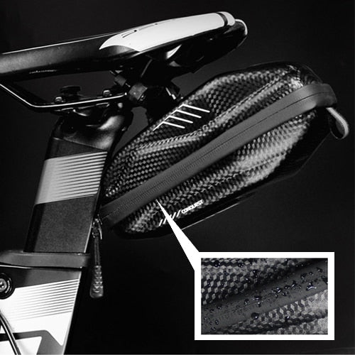Torba podsiodłowa na rower Hardshell | Wodoodporna | Szybkozamykacz Easy-Slide | Clipbag