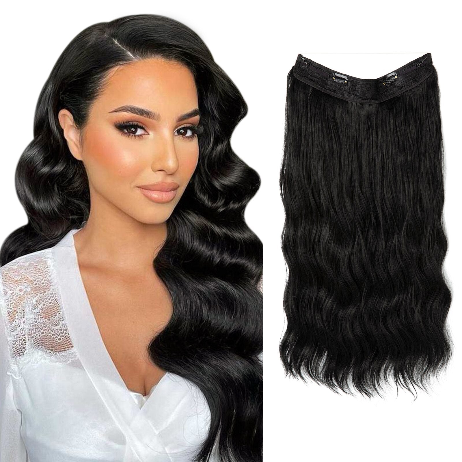 Haar Perücke | Sofort Mehr Volumen | Unsichtbare Halo Extensions | GlamSchleier