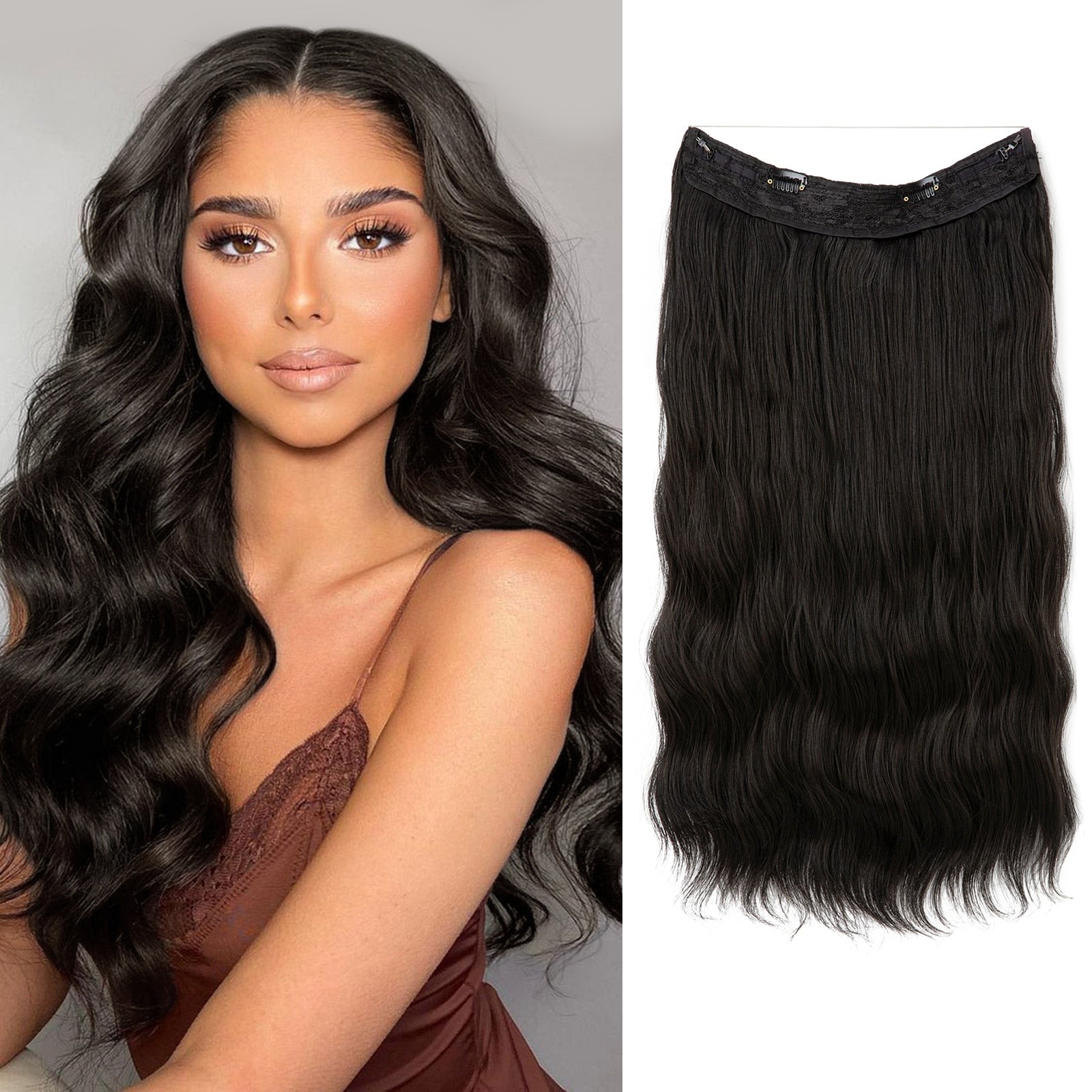 Haar Perücke | Sofort Mehr Volumen | Unsichtbare Halo Extensions | GlamSchleier