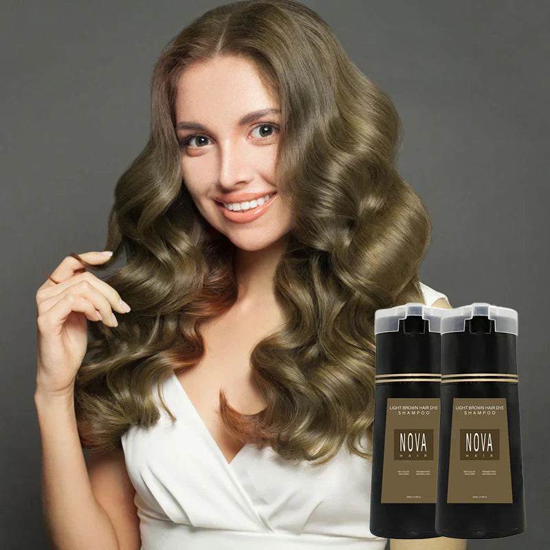 Haarfärbe | Farbpflege Shampoo | Einfache Grauabdeckung | NovaTint