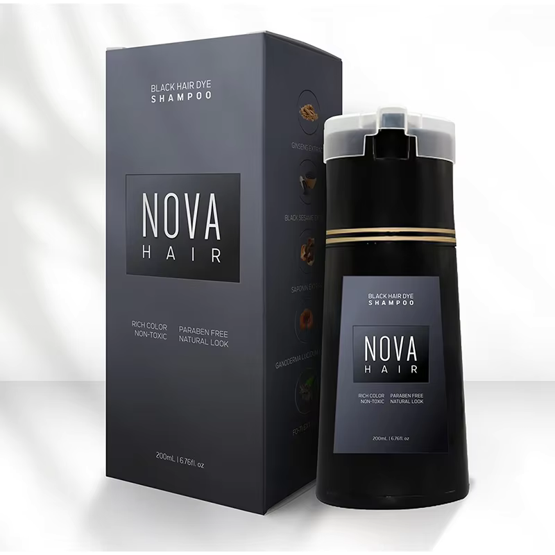Haarfärbe | Farbpflege Shampoo | Einfache Grauabdeckung | NovaTint