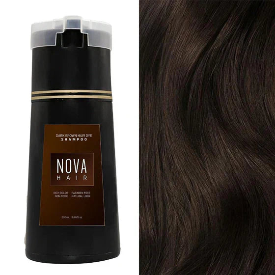 Haarfärbe | Farbpflege Shampoo | Einfache Grauabdeckung | NovaTint