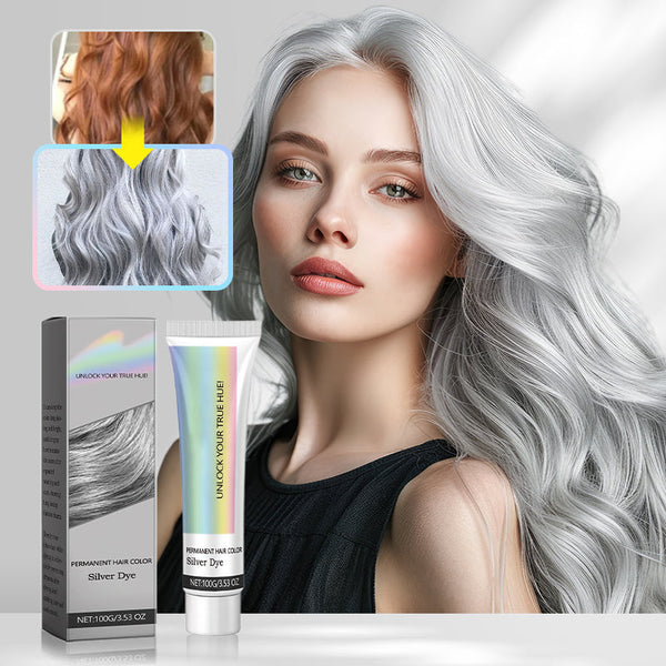 Haarfarbe | Kühler silbergrauer Farbton & Aschgrau | SilverLuxe