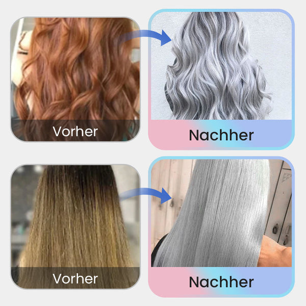 Haarfarbe | Kühler silbergrauer Farbton & Aschgrau | SilverLuxe