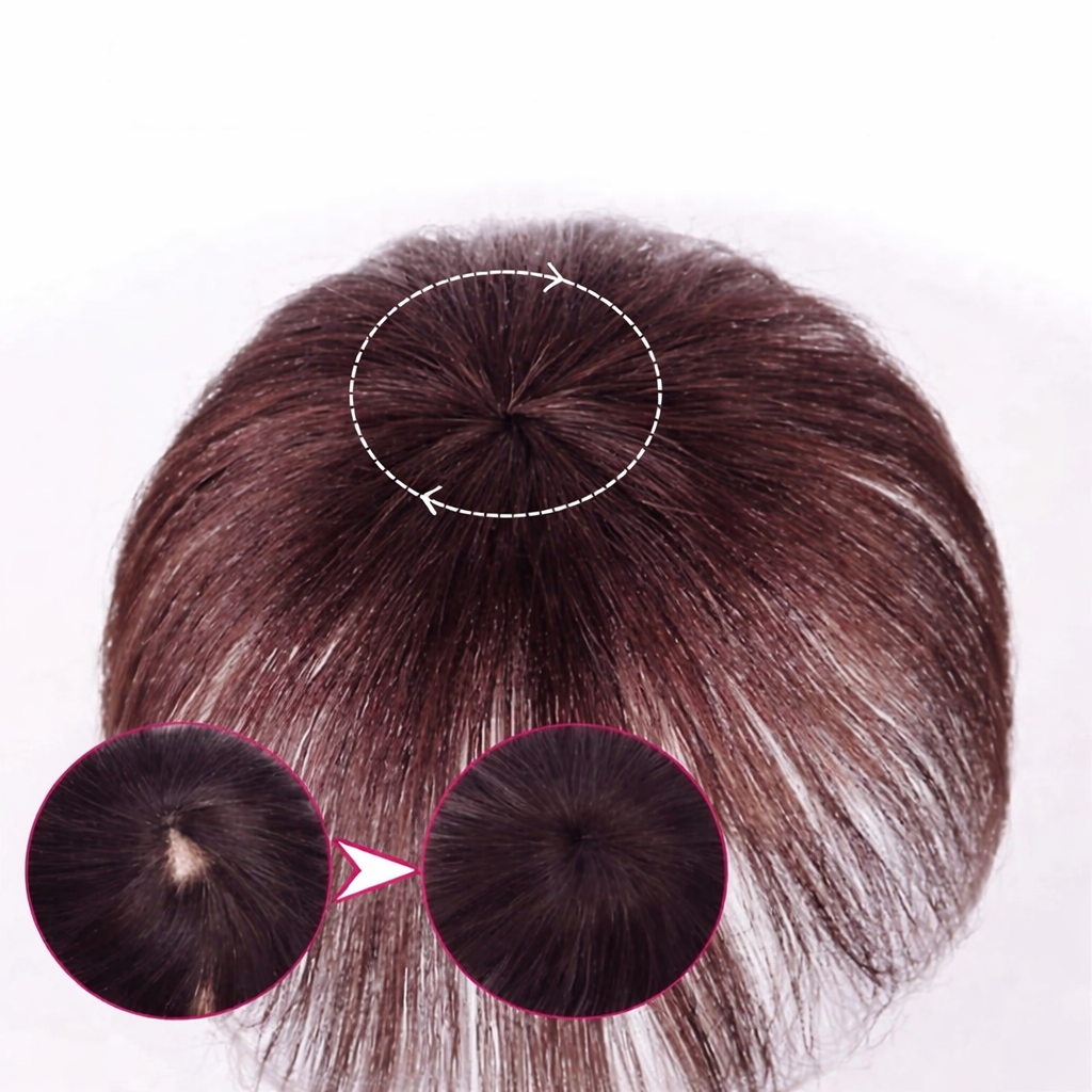 Haarteil | | Clip-In-Haarperücke | Nahtloser Sofort-Look | EllaLift
