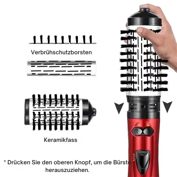 Haartrockner 3-in-1 | Drehfunktion | Volumen & Locken | Austauschbare Bürsten | StylePro