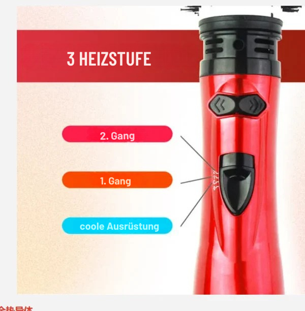 Haartrockner 3-in-1 | Drehfunktion | Volumen & Locken | Austauschbare Bürsten | StylePro
