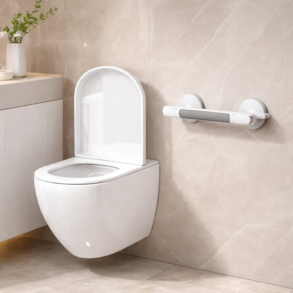 Haltegriff für Dusche, Badewanne oder Toilette | Ohne Bohren| Sicherer Halt | StableHold