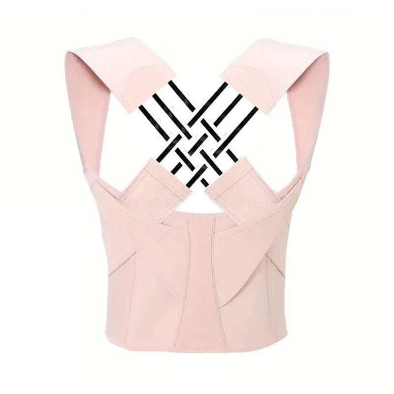 Haltungskorrektor Rücken | Verstellbar & stabil | Schmerzlinderung für Nacken & Rücken | Ergonomische Unterstützung | PosturePro