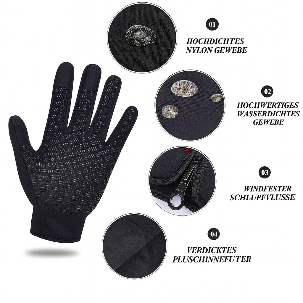 Handschuhe | Winterhandschuhe | Wasserdicht & Winddicht | Touchscreen | | ThermoHand
