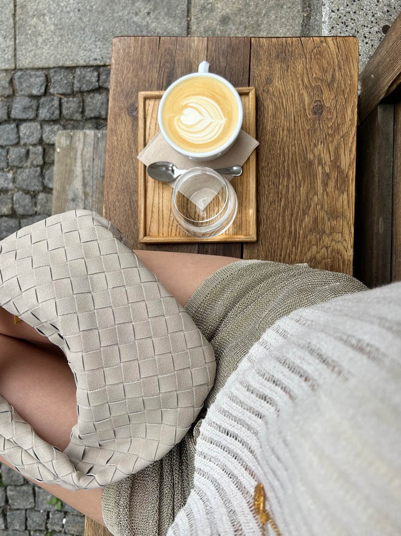 Handtasche | Knotendesign | Vegane Wildleder-Optik | Knotéa