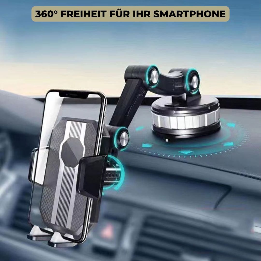 Handyhalterung | Handyhalter mit Saugnapf & 360° Drehung | LuxGrip