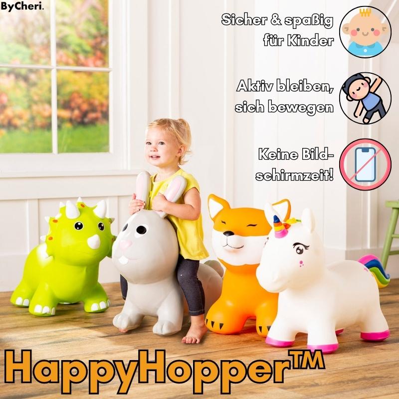 HappyHopper™ - Hüpfendes aufblasbares Tier Jump-Along