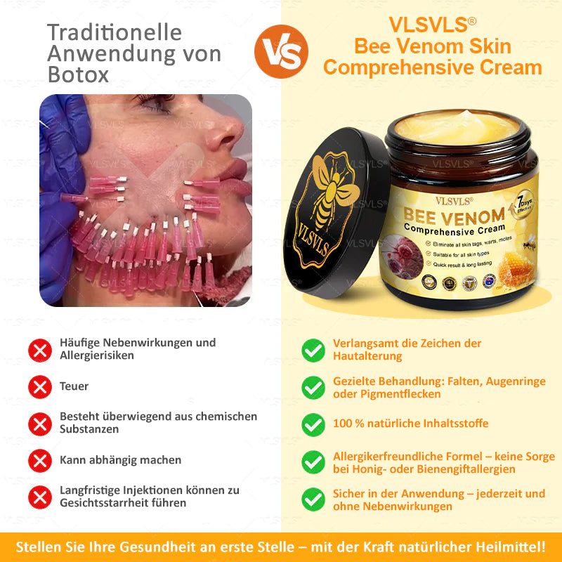 Haut Heilen Anti-Aging-Creme | Hautstraffung und -erneuerung | Bienenpeptid-Formel | HealSkin