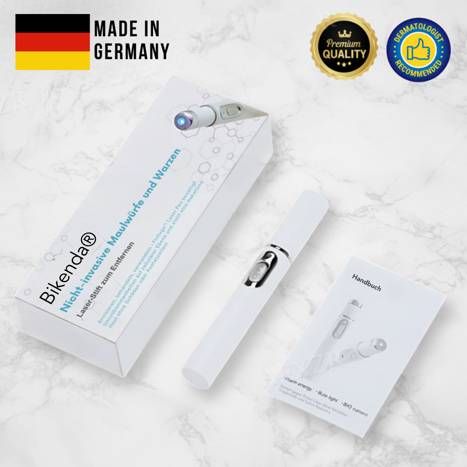 Hautverjüngung Stift | Präzise Hautkorrektur | Nicht-invasive Plasma Technologie | Bikenda