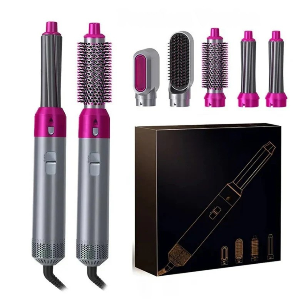 Heißluftbürste | Multi Styling mit Aufsätzen | Ionen Anti Frizz Technologie | AirStyle Pro