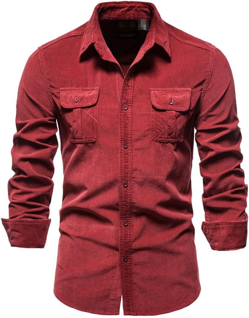 Herren Overshirt | Brusttaschen mit Knopfleiste | Bequemer Alltags Layer | Gustav