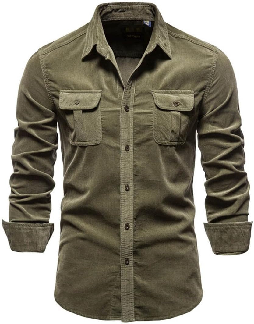 Herren Overshirt | Brusttaschen mit Knopfleiste | Bequemer Alltags Layer | Gustav