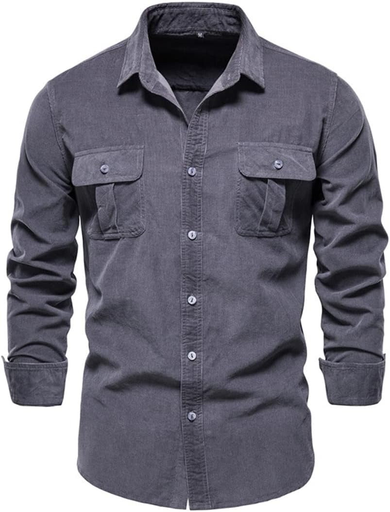 Herren Overshirt | Brusttaschen mit Knopfleiste | Bequemer Alltags Layer | Gustav