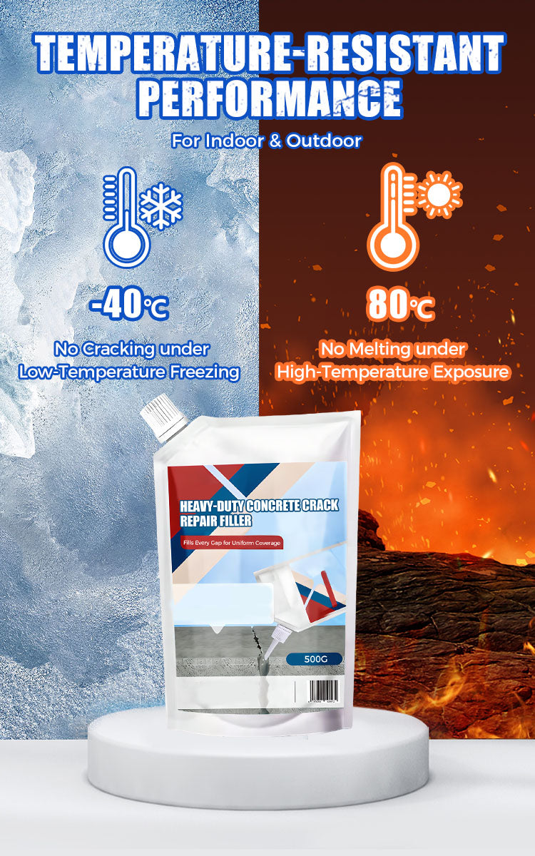 Hochleistungs-Klebstoff zur Reparatur | mit Applikatorspitze, füllt tiefe Risse | Für Beton und Mauerwer | CrackSeal