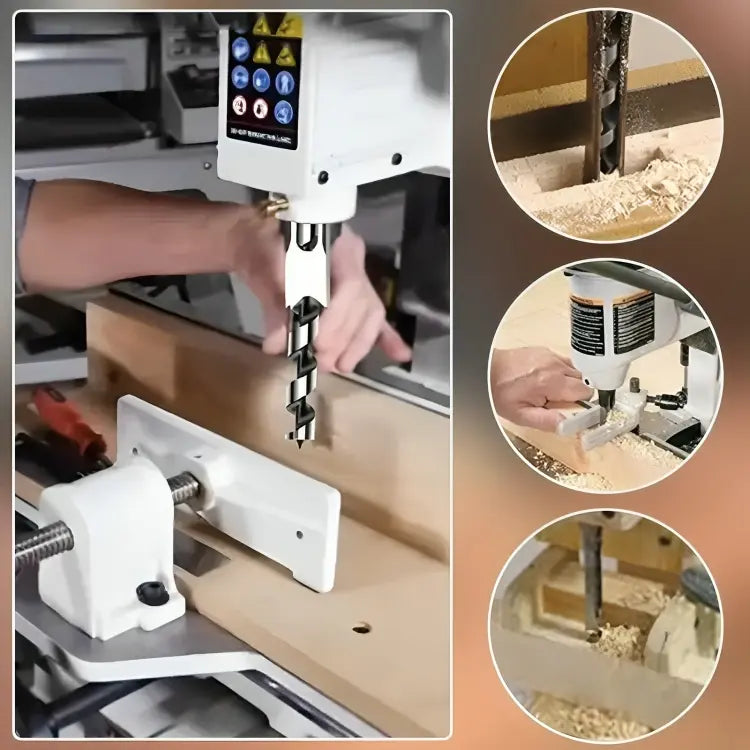 Holzbohrer | Vierkantzapfen-Bohrersatz für Holz | CNC-Fräsen mit Spanabfuhr | ZapfenKraft