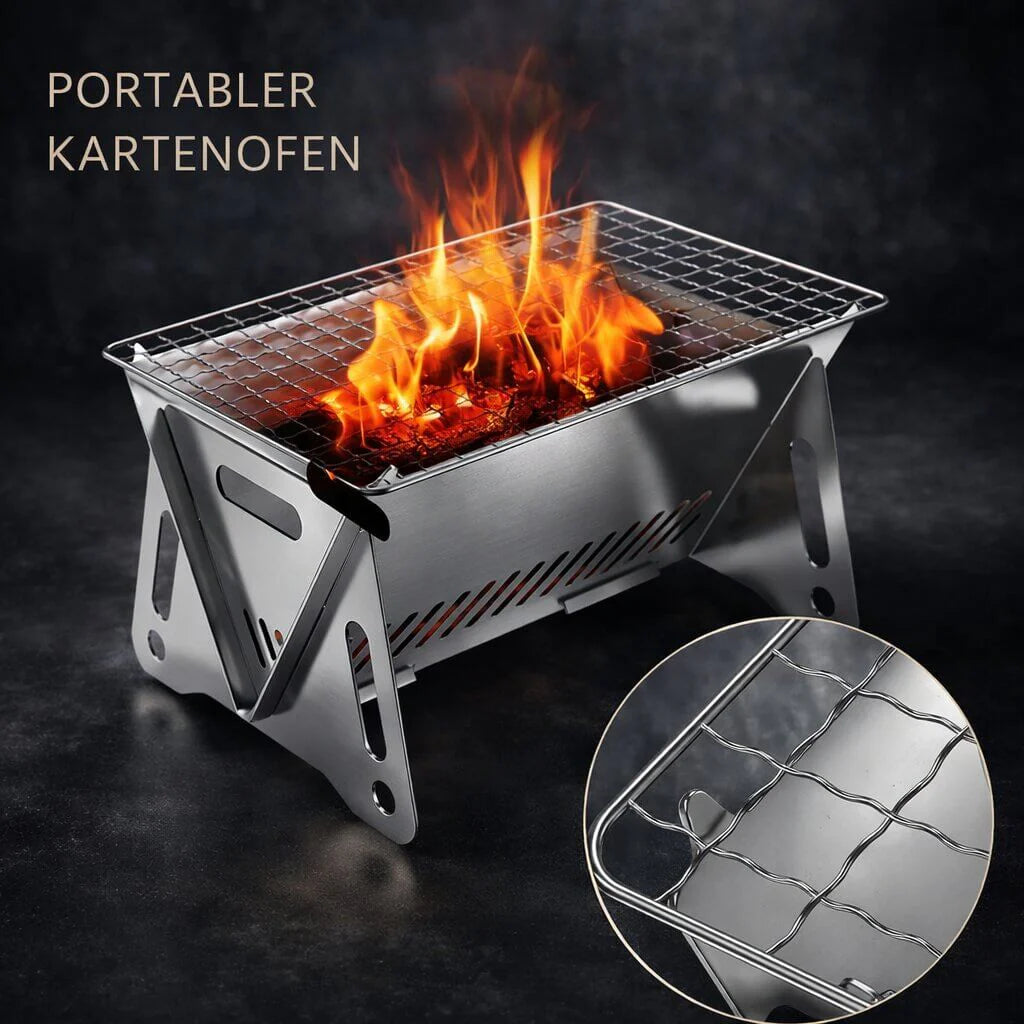Holzkohlegrill | Schnell aufgebaut | Robuste Konstruktion | OutdoorFlamme