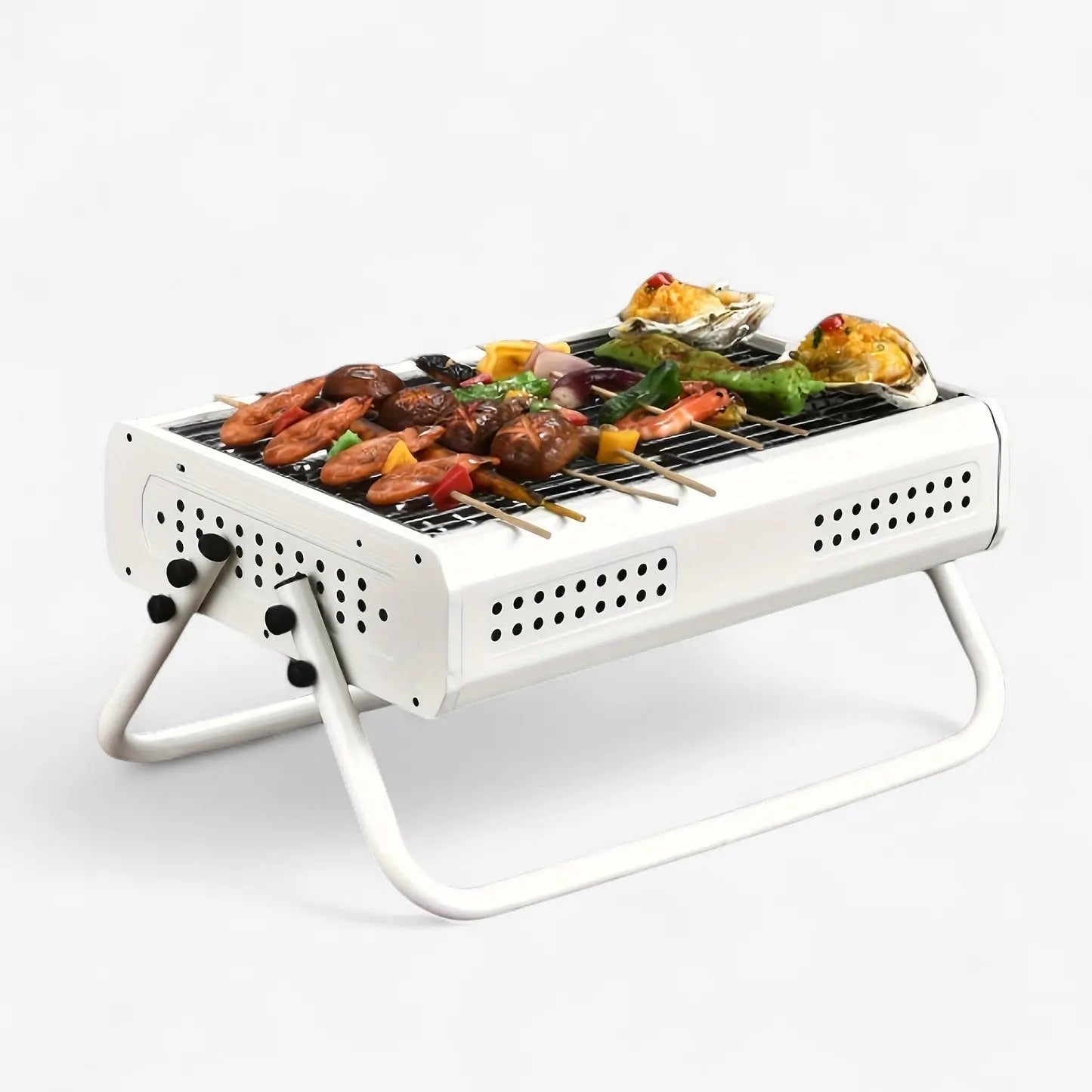 Holzkohlegrill | Tragbar | Klappgriffe | GrillGo