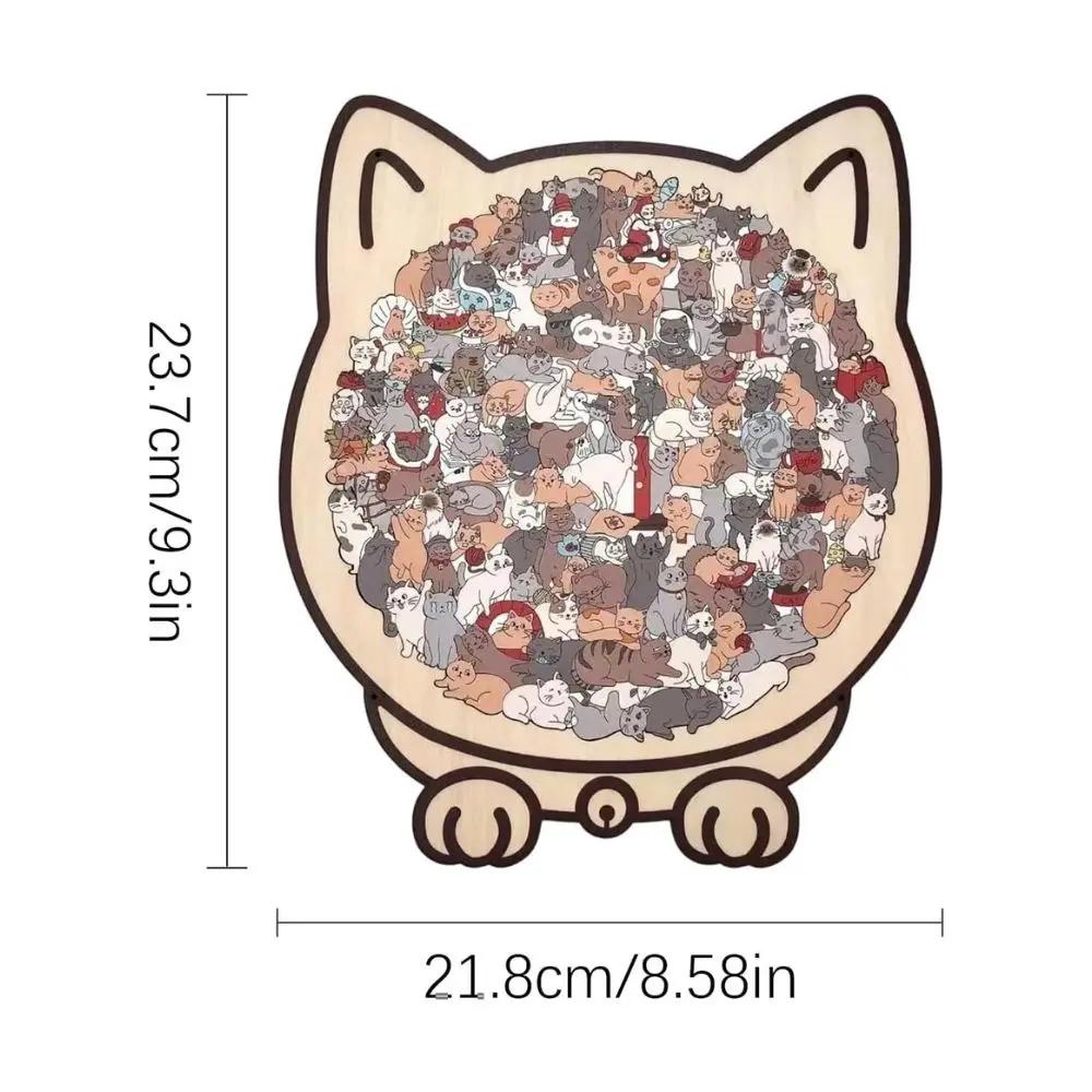 Puzzle ve tvaru kočky | Neobvyklé dílky pro ještě více zábavy při skládání | pro relaxaci | CalmPaws