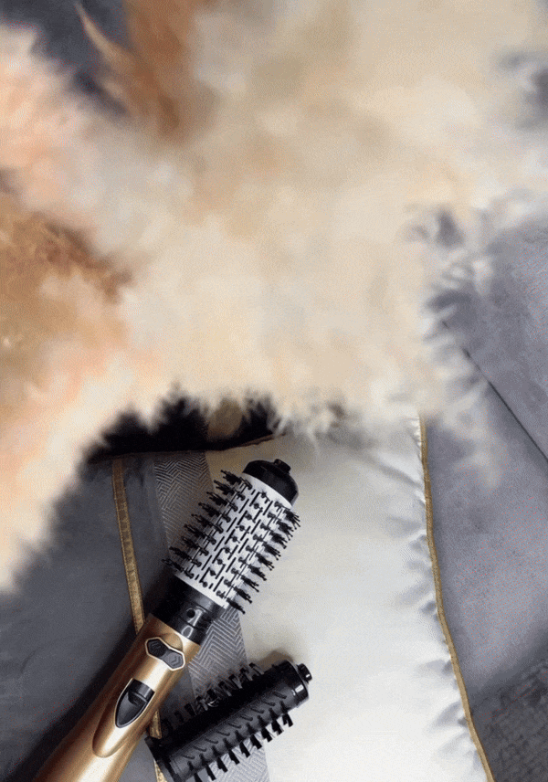 Rotierender Warmluft-Styler für alle Haartypen | 360°-Rotationsbürsten, Ionentechnologie | Föhnt, Formt und Glättet zugleich 8