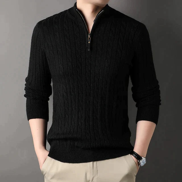James™ - Lässiger Strickpullover mit Rollkragen
