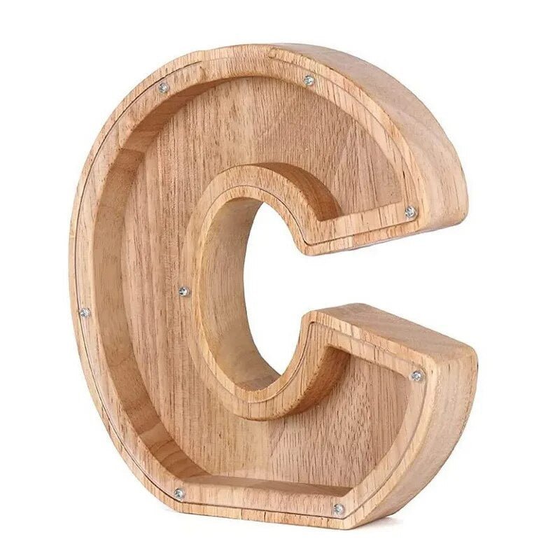 Spardose aus Holz mit Glaseinsatz | Zum Abschrauben, Münzen bleiben sichtbar | Sparhilfe zum Lernen und Verschenken 7